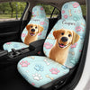Custom 3D Inflated Effect Printed Car Seat Covers - Personalized Birthday Gifts For Dog Lovers, Dog Dad And Mom - Ride With My Best Friend