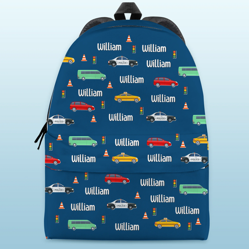 Custom Kids Backpack - Personalized Back To School Gifts For Kids - All Roads Lead To Fun