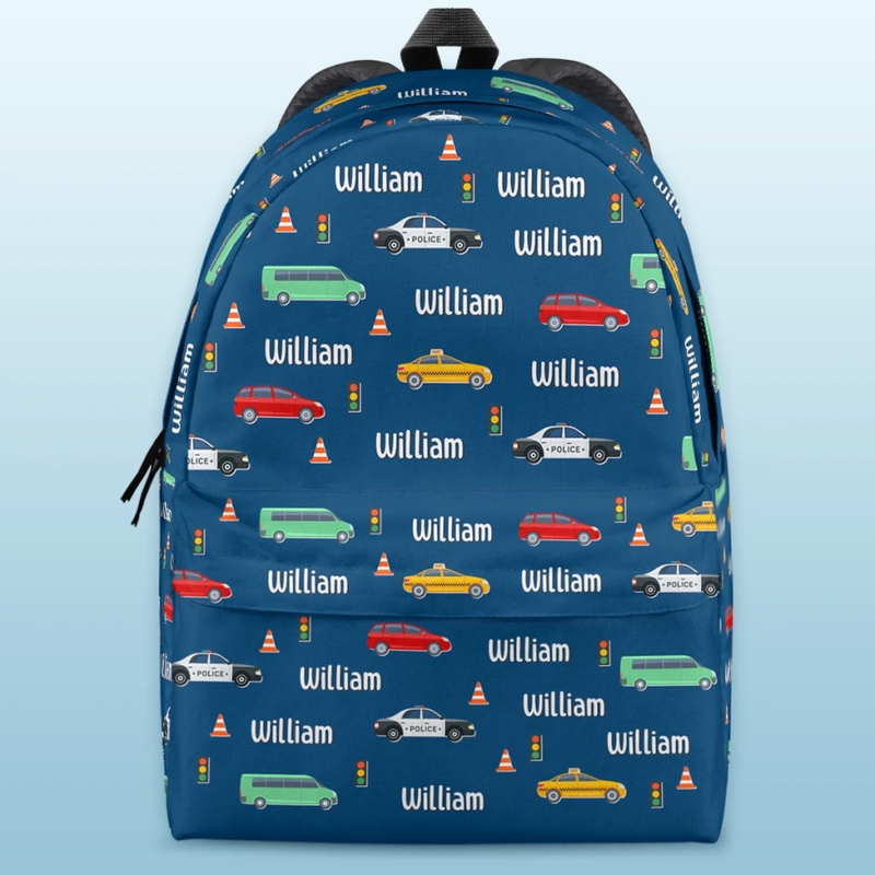 Custom Kids Backpack - Personalized Back To School Gifts For Kids - All Roads Lead To Fun