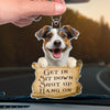 Custom Photo Acrylic Car Ornament - Personalized Birthday Gifts For Dog Cat Lovers, Dog Dad And Mom, Cat Owners - Paw Patrol In Action