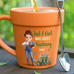 Custom Name Gardening Gifts for Gardeners - Personalized Plant Pot Mug