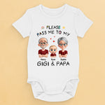Custom Baby Onesie - Personalized Baby Shower, Gender Reveal Gifts For Grandma, Grandpa, New Parents - Always Your Little Bean