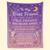Custom Blanket - Personalized Best Friend Birthday Gifts For Women - Wrap Yourself In My Hug