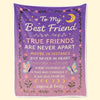 Custom Blanket - Personalized Best Friend Birthday Gifts For Women - Wrap Yourself In My Hug