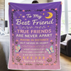 Custom Blanket - Personalized Best Friend Birthday Gifts For Women - Wrap Yourself In My Hug