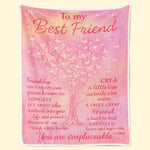 Best Friend Friendship Gifts - Sentimental Blanket