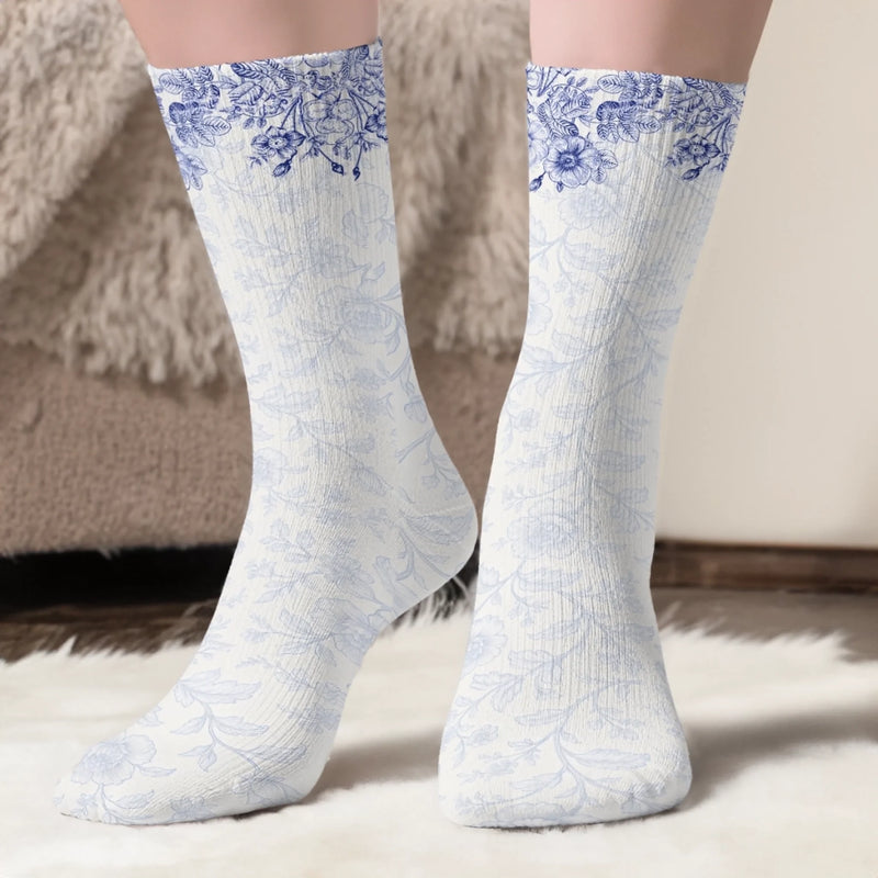 Custom Crew Socks - Personalized Bookish Gifts For Book Lovers, Bookworms, Readers - Book Lover’s Bliss