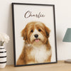 Custom Photo Vertical Poster - Personalized Birthday  Gifts For Dog Cat Lovers, Dog Dad And Mom, Cat Owners - Pawtrait Perfection