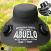 Sombrero Personalizado Con Ventiladores De Energía Solar - Regalos De Cumpleaños Personalizados Para Papá, Abuelo - Nada Supera Ser Llamado Abuelo
