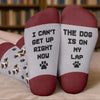 Custom Photo Crew Socks - Personalized Birthday Gifts For Dog Cat Lovers, Dog Dad And Mom, Cat Owners - Blame The Dog, It’s Snuggle Time