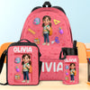 Custom Photo Kids Backpack, Water Bottle, Lunch Bag - Personalized Back To School Gifts For Kids - Hydrate For Learning And Play