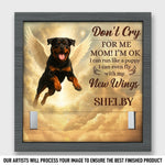 Custom Pet Photo Dog Memorial Decor - Personalized Memorial Sign