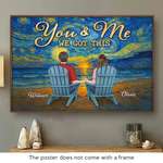 Custom Name You & Me Couple Gifts - Personalized Poster