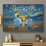 Custom Name You & Me Couple Gifts - Personalized Poster