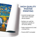 Custom Name You & Me Couple Gifts - Personalized Poster