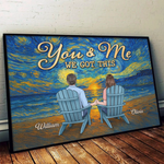 Custom Name You & Me Couple Gifts - Personalized Poster