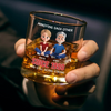 Custom Whiskey Glass - Personalized Anniversary Wedding Gifts For Husband And Wife, Him And Her - Love You, Even When You Snore