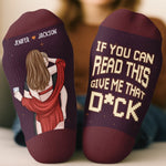 Custom Crew Socks - Personalized Anniversary Wedding Gifts For Husband, Wife, Couple - Fabulous Night With You