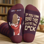 Custom Crew Socks - Personalized Anniversary Wedding Gifts For Husband, Wife, Couple - Fabulous Night With You