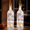 Custom Bottle Lamp - Personalized Best Friend Birthday Gifts For Women - Sisters Grow In The Same Garden Of Memories