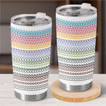 Hidden Message Tumbler - Funny Gifts For Family - Boho Vibes, Busy Life