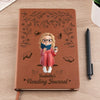 Custom Leather Journal - Personalized Bookish Gifts For Book Lovers, Bookworms, Readers - Collecting Bookish Moments