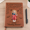 Custom Leather Journal - Personalized Bookish Gifts For Book Lovers, Bookworms, Readers - Collecting Bookish Moments