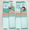 Custom Crew Socks - Personalized Birthday Gifts For Dog Lovers, Dog Dad And Mom - I Can't Get Up Right Now