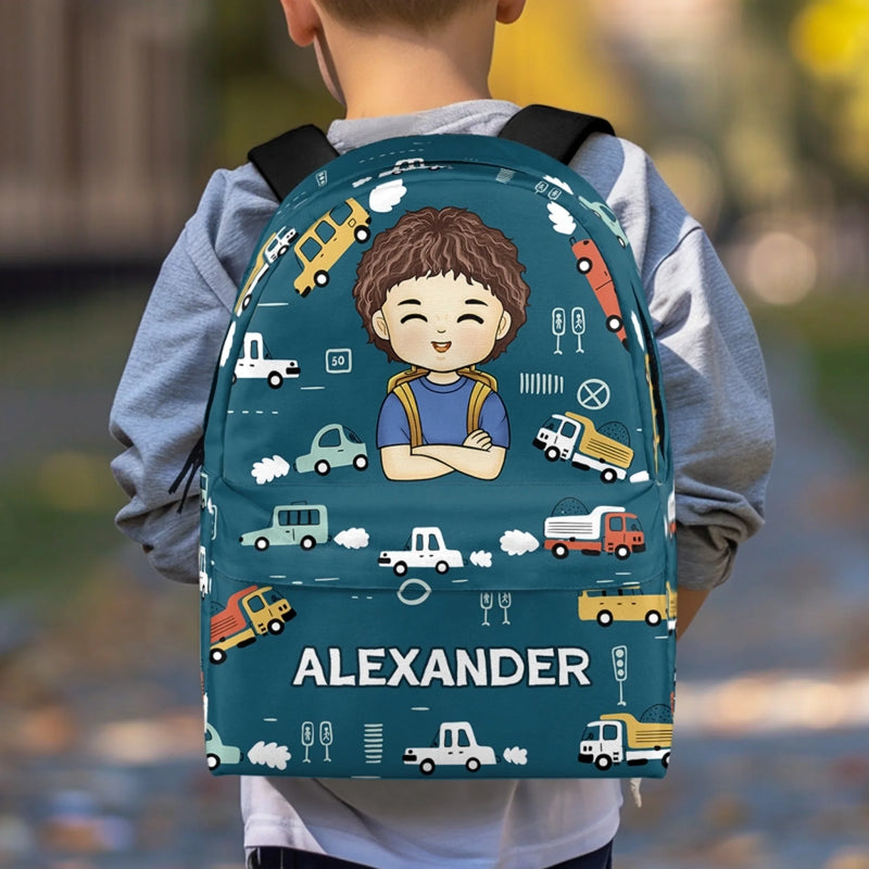 Custom Kids Backpack, Water Bottle, Lunch Bag - Personalized Back To School Gifts For Kids - Confidence, Kindness, Strength For Life