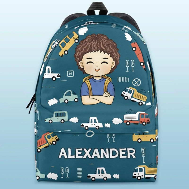Custom Kids Backpack, Water Bottle, Lunch Bag - Personalized Back To School Gifts For Kids - Confidence, Kindness, Strength For Life