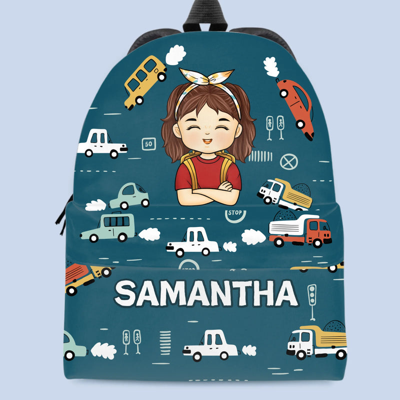 Custom Kids Backpack, Water Bottle, Lunch Bag - Personalized Back To School Gifts For Kids - Confidence, Kindness, Strength For Life