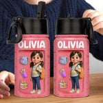 Custom Photo Kids Backpack, Water Bottle, Lunch Bag - Personalized Back To School Gifts For Kids - Hydrate For Learning And Play