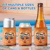 Custom Leather Can Cooler - Personalized Anniversary Wedding Gifts For Campers, Husband And Wife, Him And Her - Cheers To S’more Adventures