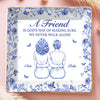 Custom Full-Print Jewelry Dish - Personalized Best Friend Birthday Gifts For Women - We Never Walk Alone