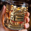 Custom 11oz Whiskey Glass - Personalized Funny Gifts For Best Friends, Family, Coworker, Work Bestie - Toast To Courage And Valor