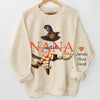 Custom Unisex Sweatshirt, Hoodie With Design On Sleeve - Personalized Halloween Birthday Gifts For Mom, Grandma - Bewitching Fun With Witchy Nana