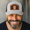 Custom Shaped Leather Patch Hat - Personalized Birthday Gifts For Dog Lovers, Dog Dad And Mom - Best Dog Dad Ever