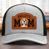 Custom Shaped Leather Patch Hat - Personalized Birthday Gifts For Dog Lovers, Dog Dad And Mom - Best Dog Dad Ever
