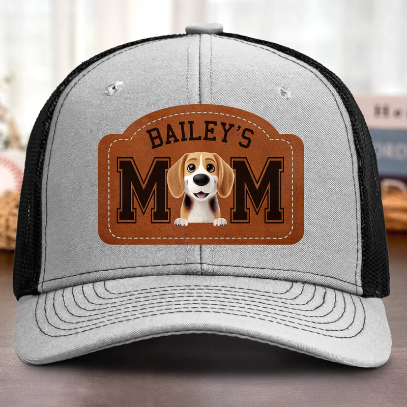 Custom Shaped Leather Patch Hat - Personalized Birthday Gifts For Dog Lovers, Dog Dad And Mom - Best Dog Dad Ever