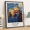 Custom Photo Vertical Poster - Personalized Anniversary Wedding Gifts For Husband And Wife, Him And Her - Vintage Love, Endless Joy