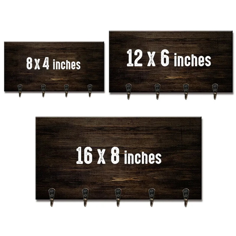 Custom Photo Key Hanger, Key Holder - Personalized Birthday Gifts For Mom, Dad, Kids - Your Welcome Starts Here