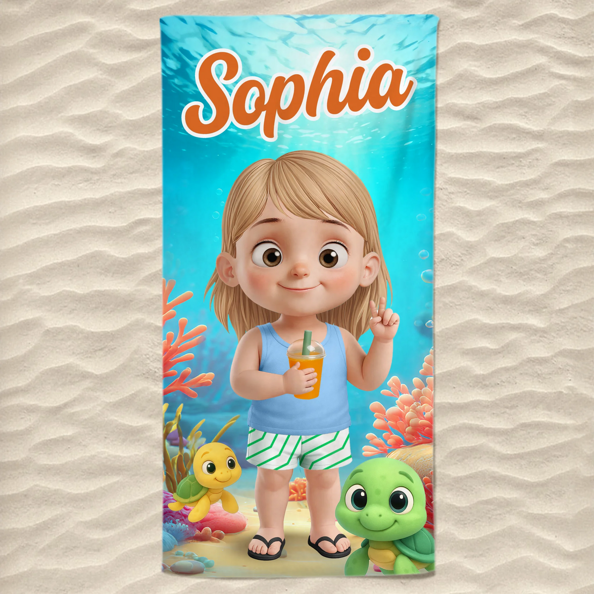 Custom Beach Towel - Personalized Summer Vacation And Travel Gifts For Family, Kids - Stay Cool, Pool Rules