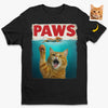 Custom Photo Unisex T-shirt, Premium T-shirt, Hoodie - Personalized Birthday Gifts For Dog Cat Lovers, Dog Dad And Mom, Cat Owners - Meowster Of The Deep