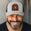 Custom Shaped Leather Patch Hat - Personalized Birthday Gifts For Dog Lovers, Dog Dad And Mom - Proud Dog Dad