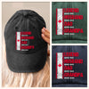 Custom Photo Vintage Washed Denim Baseball Cap - Personalized Birthday Gifts For Dad, Grandpa - From Husband To Grandpa Legend
