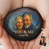 Custom Photo Printed Rock - Personalized Anniversary Wedding Gifts For Husband And Wife, Him And Her - Endless Love, Endless Us
