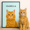 Custom Photo Vertical Poster - Personalized Pet Memorial Sympathy Gifts For Dogs, Cats - My Hooman Loves Me This Much