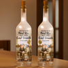 Custom Bottle Lamp - Personalized Anniversary Wedding Gifts For Husband And Wife, Him And Her - First Kiss, Endless True Love