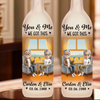 Custom Bottle Lamp - Personalized Anniversary Wedding Gifts For Husband And Wife, Him And Her - Cherished Moments From Start To End
