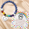 Bracelet personnalisé Rainbow Bridge – Cadeaux commémoratifs personnalisés pour chiens et chats – En attendant le Rainbow Bridge